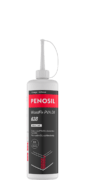 Seau de colle PENOSIL WoodFix PVA D3 638, une colle à bois PVA D3 résistante à lhumidité. L’emballage noir et rouge présente le nom du produit et ses caractéristiques principales : adhésif prêt à l’emploi, convient pour le collage à chaud et à froid et temps de presse court. Les textes sont en français et néerlandais.