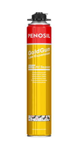 GoldGun Low Expansion All Season Профессиональная полиуретановая пена с низким расширением