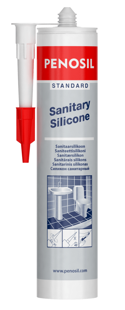 PENOSIL Standard Sanitary Silicone is a acid curing mould resistant silicone.