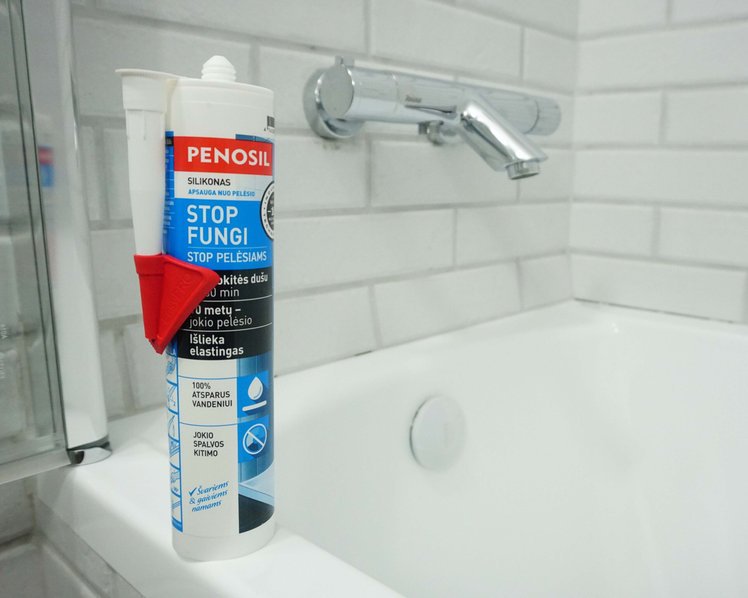Play video: Kaip sandarinti vonią su Penosil Stop Fungi priešpelėsiniu silikonu?