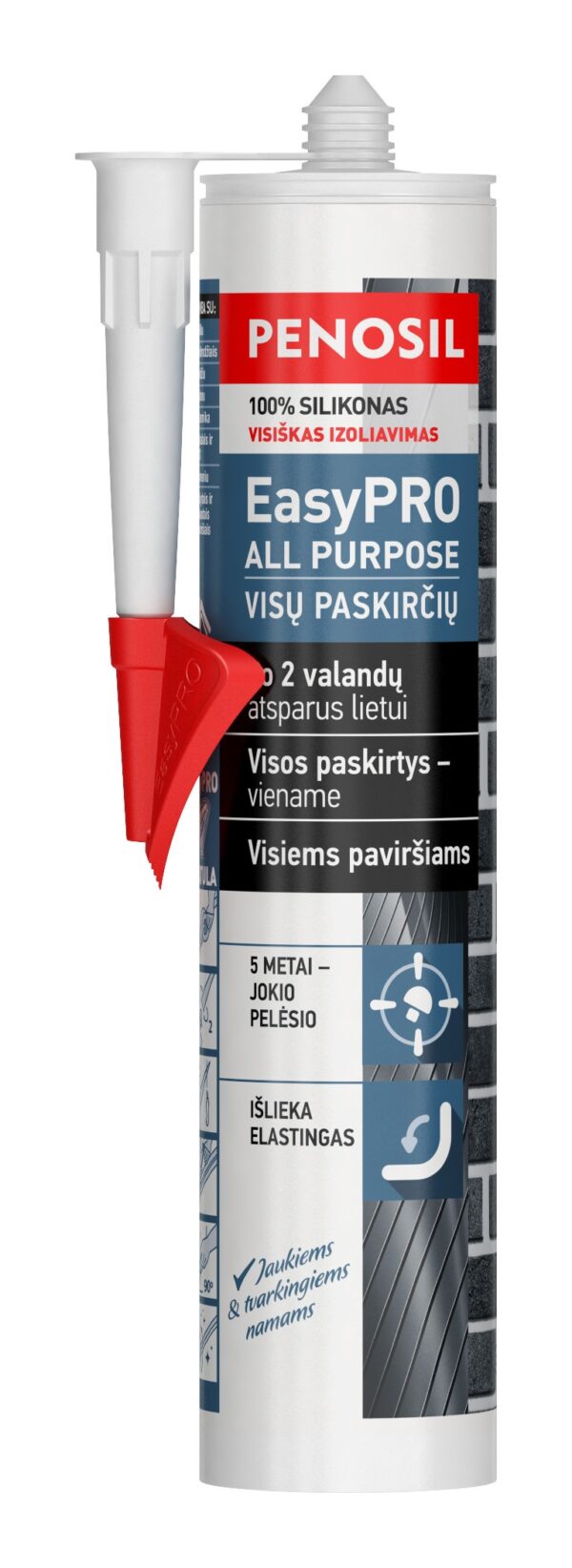Penosil EasyPRO All Purpose universalus statybinis silikonas visiems darbams