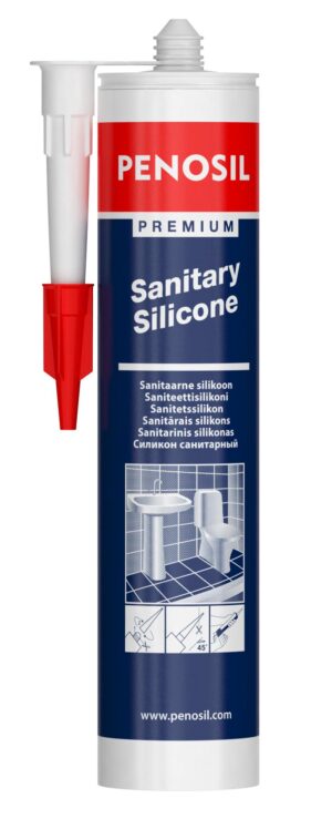 PENOSIL Premium sanitarinis silikonas rūgštinis nepelijantis