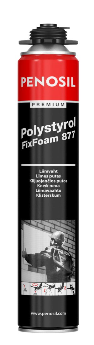 PENOSIL Premium Polystyrol FixFoam 877 klijuojančios putos