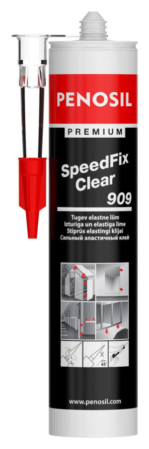 PENOSIL Premium SpeedFix Clear 909 skaidrūs statybiniai klijai