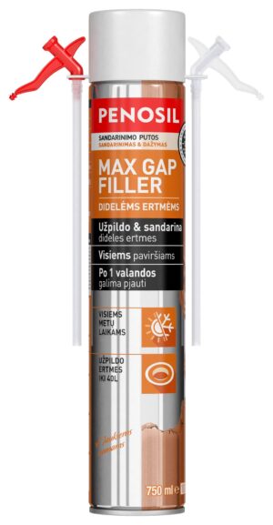 Penosil Max Gap Filler šiaudelinės sandarinimo putos didelėms ertmėms