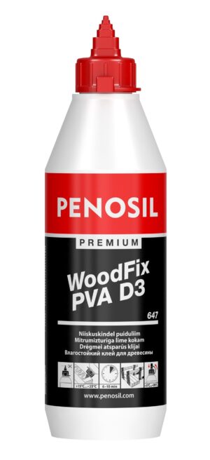 Premium WoodFix PVA D3 647 medienos klijai