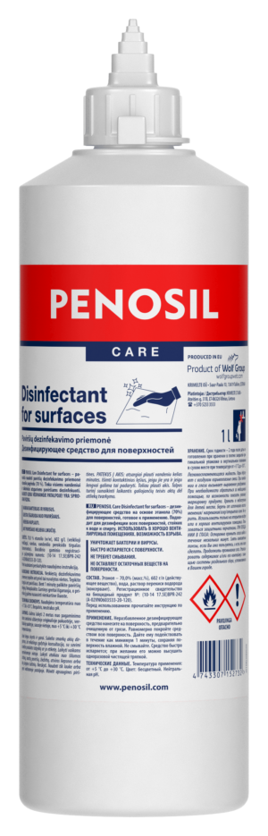 Penosil Care Disinfectant for surfaces paviršių dezinfekavimo priemonė 1l