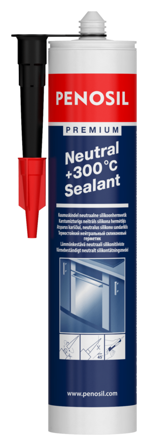 Penosil Premium +300°C Neutral Sealant neutralus hermetikas, atlaikantis aukštą temperatūrą