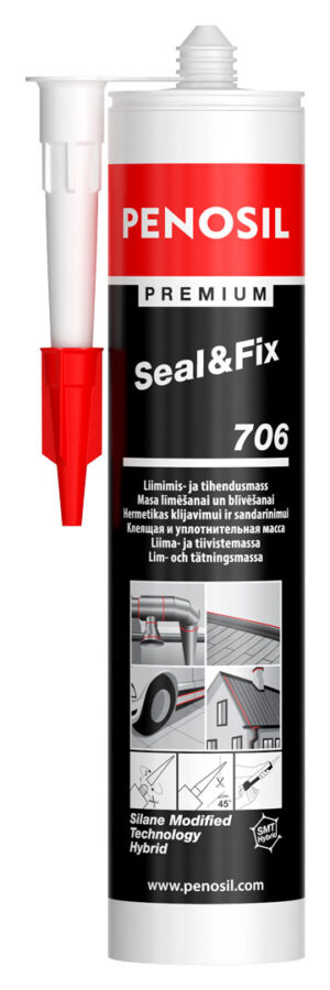 Premium Seal&Fix 706 didelio elastingumo klijuojantis hermetikas