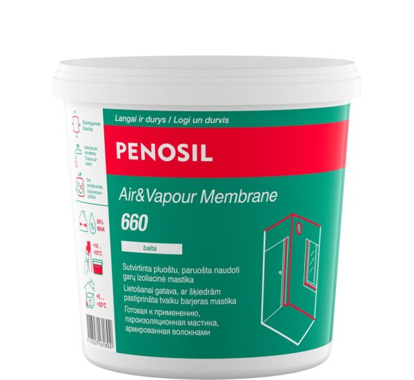PENOSIL Air&Vapour Membrane 660 garus izoliuojanti mastika