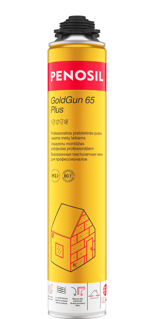 Penosil GoldGun 65 Plus didelės išeigos montavimo putos