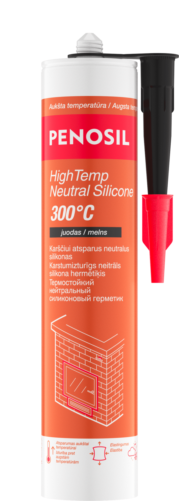 PENOSIL HighTemp Neutral +300°C atsparus karščiui neutralus silikonas