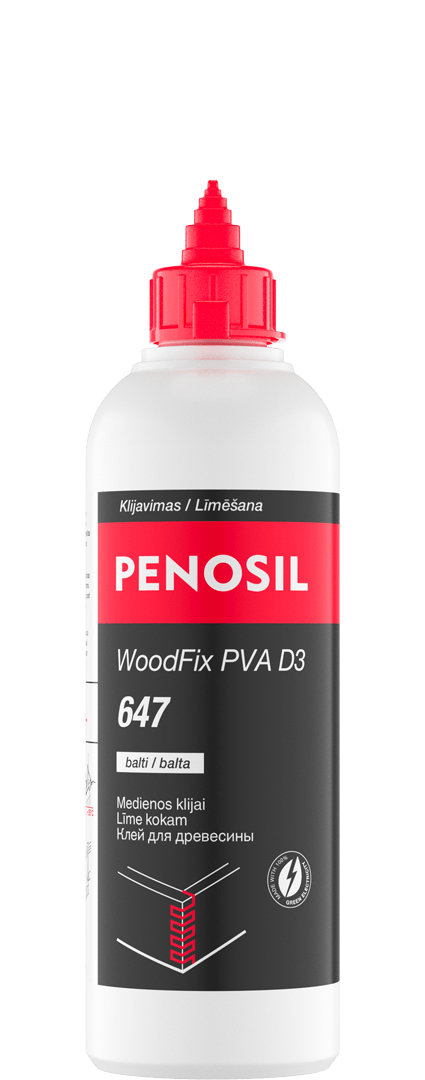 PENOSIL WoodFix PVA D3 647 medienos klijai