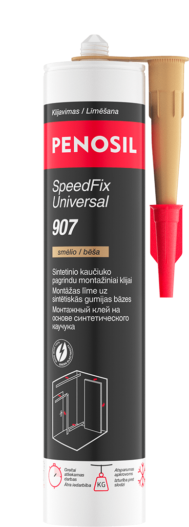 PENOSIL SpeedFix Universal 907 universalūs montažiniai klijai
