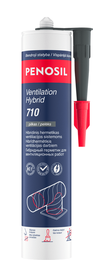 PENOSIL Ventilation Hybrid 710 hermetikas ventiliacijos sistemoms
