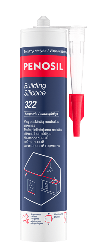 PENOSIL Building Silicone 322 visų paskirčių neutralus silikonas