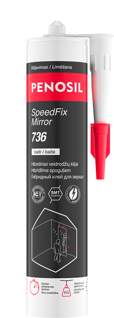 PENOSIL SpeedFix Mirror 736 hibridiniai veidrodžių klijai