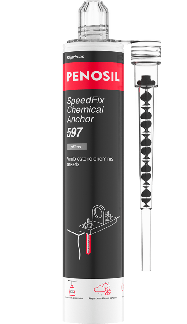 PENOSIL SpeedFix Chemical Anchor 597 vinilesterio cheminis ankeris
