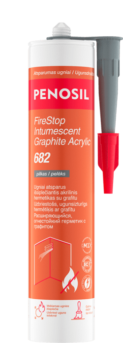 FireStop Intumescent Graphite Acrylic 682