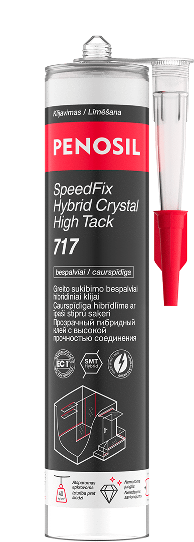 PENOSIL SpeedFix High Tack Crystal 717 greito sukibimo bespalviai klijai