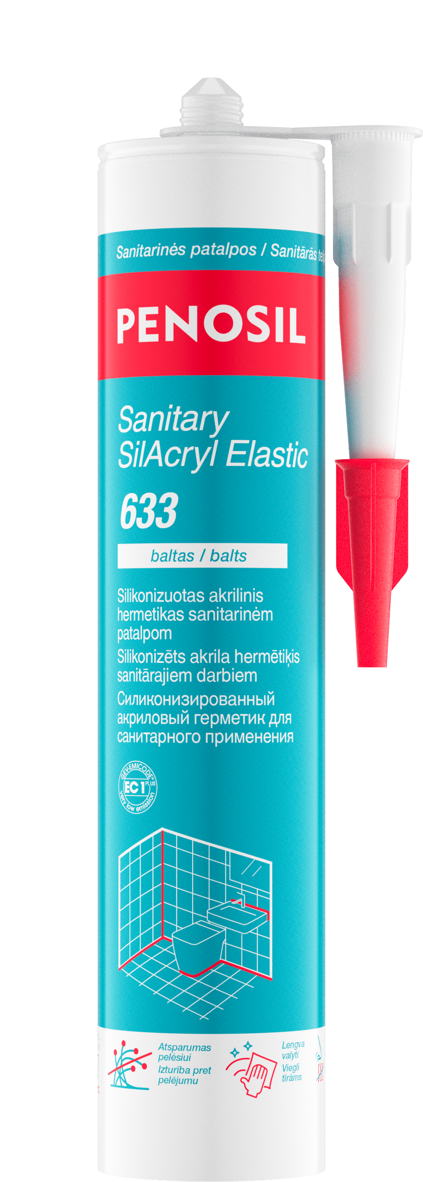 Sanitary SilAcryl Elastic 633