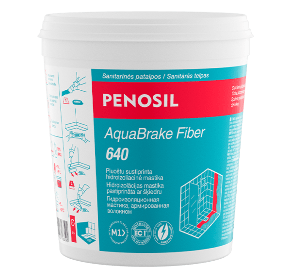 PENOSIL AquaBrake Fiber 640 hidroizoliacinė mastika 1 kg