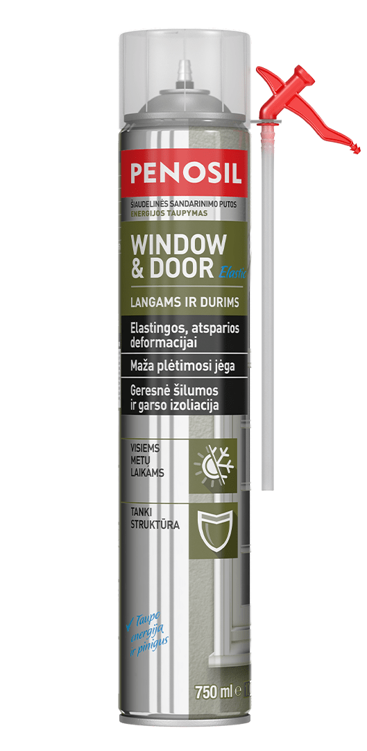 PENOSIL Window & Door elastingos šiaudelinės putos