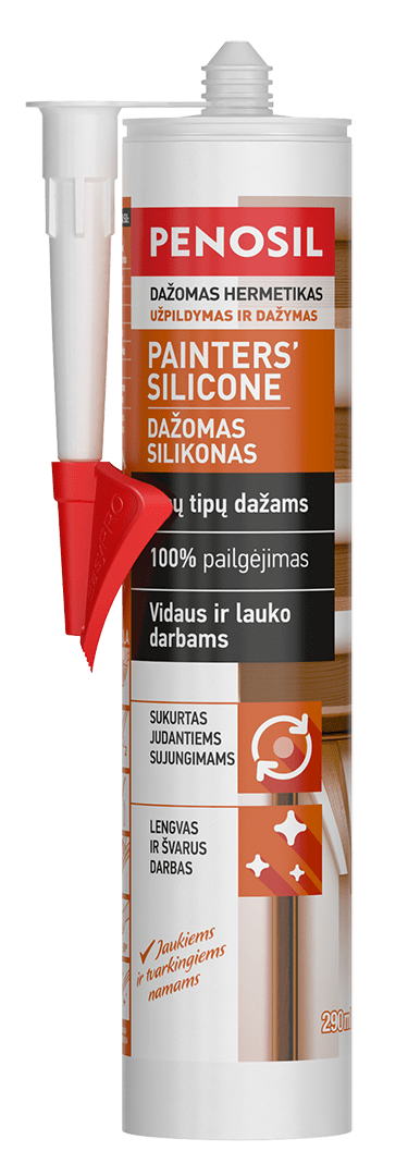 PENOSIL Painters Silicone dažomas silikoninis hermetikas