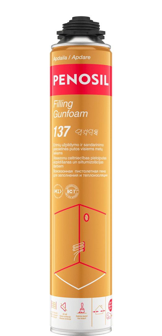 PENOSIL Filling Gunfoam 137 pistoletinės sandarinimo putos