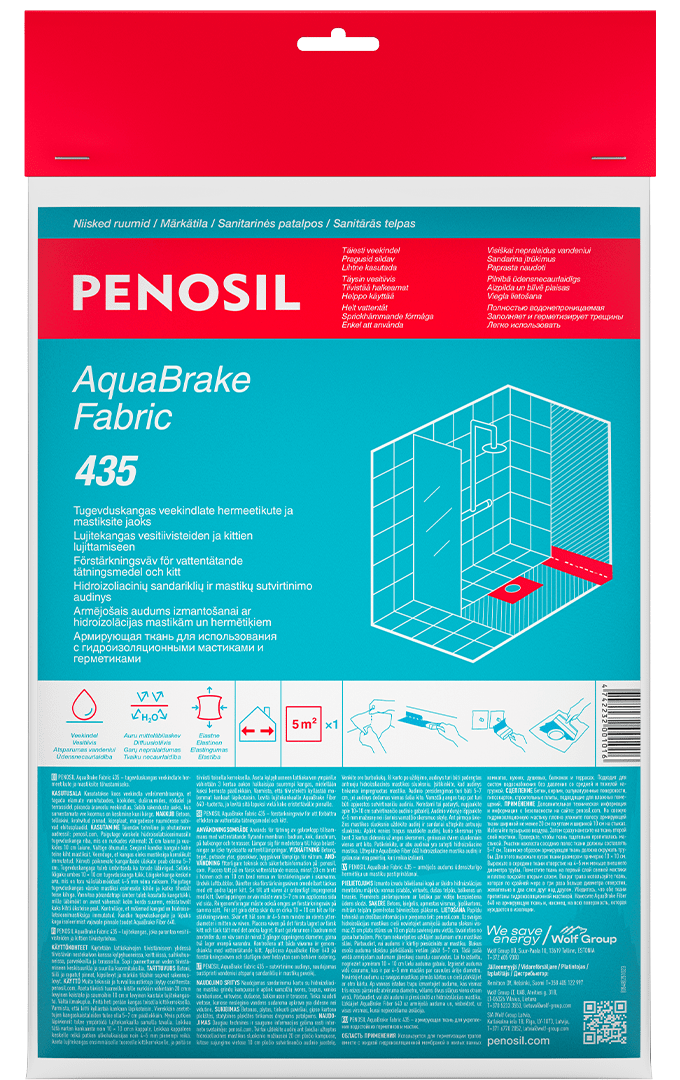 PENOSIL AquaBrake Fabric 435 hidroizoliacijos sutvirtinimo audinys