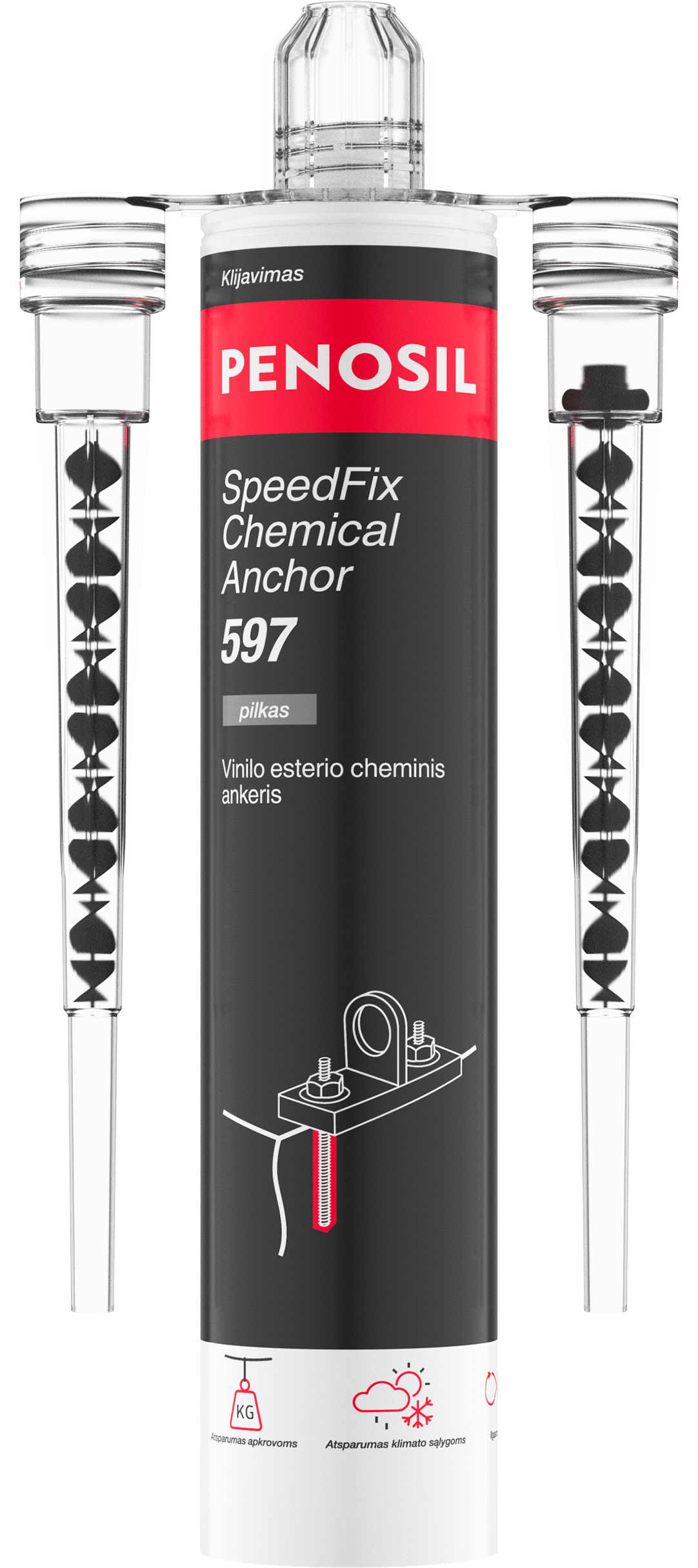 PENOSIL SpeedFix Chemical Anchor 597 vinilesterio cheminis ankeris