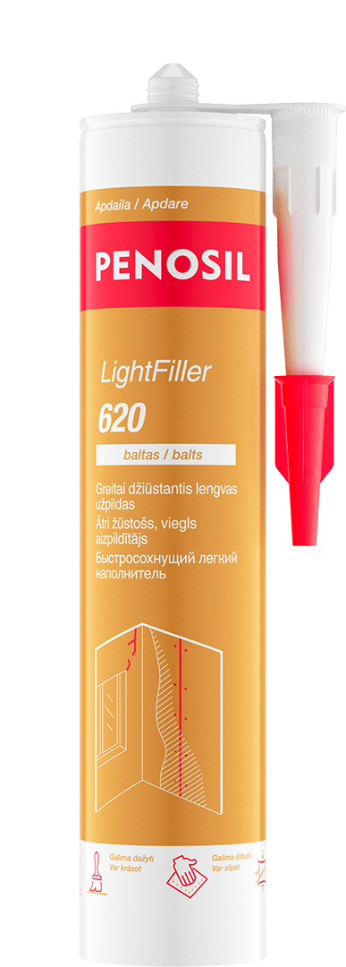 PENOSIL LightFiller 620 lengvas akrilinis užpildas - glaistas
