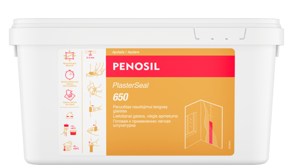 PENOSIL PlasterSeal 650 paruoštas naudoti gipso siūlių glaistas