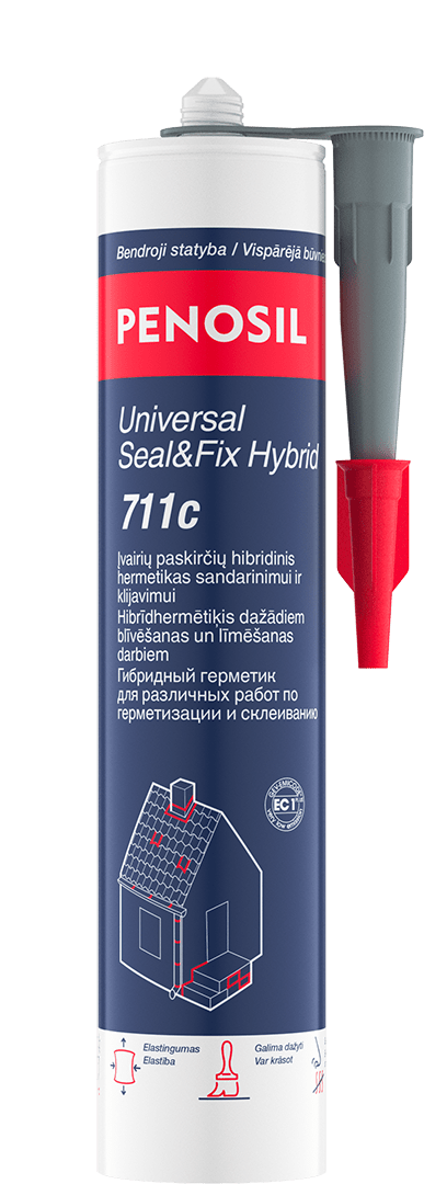 PENOSIL Universal Seal&Fix Hybrid 711c hibridinis hermetikas pilkas
