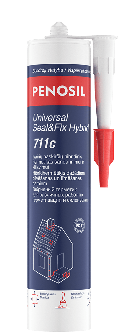 PENOSIL Universal Seal&Fix Hybrid 711c hibridinis hermetikas baltas