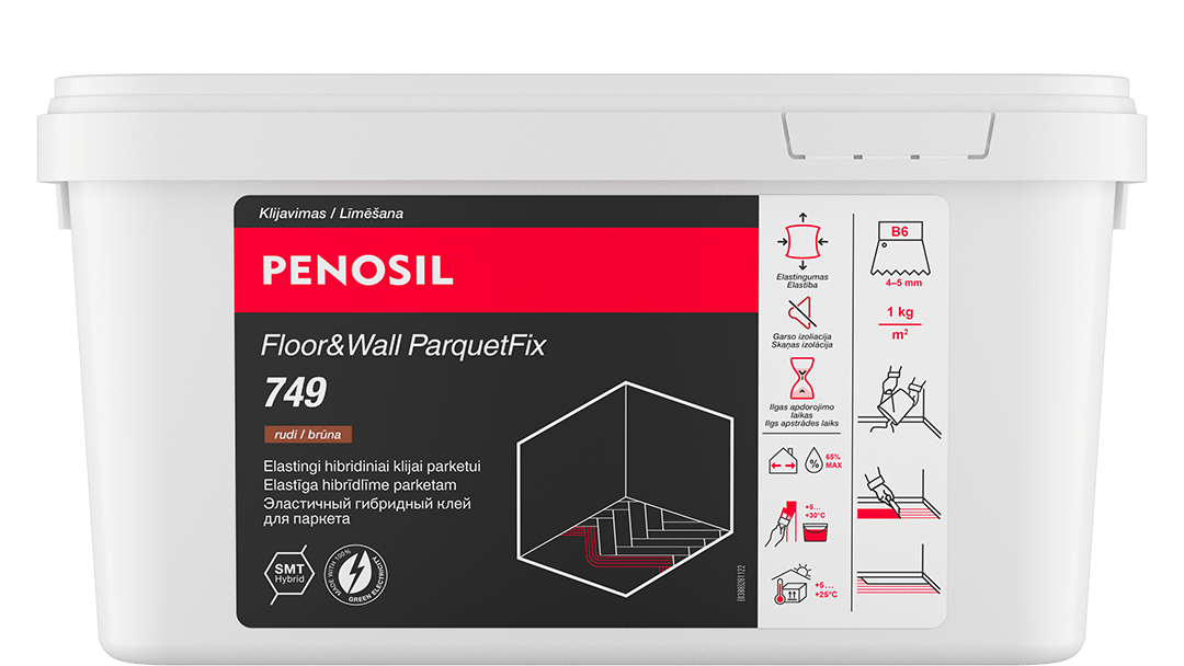 PENOSIL Floor&Wall ParquetFix 749 elastingi klijai parketui