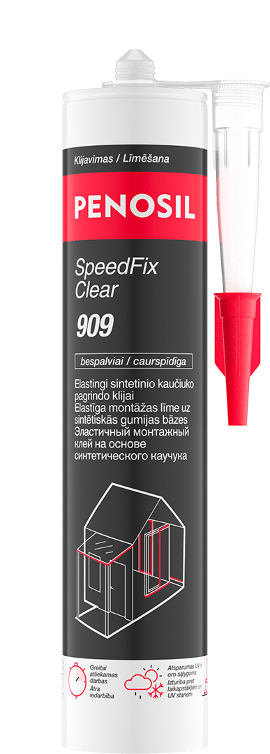 PENOSIL SpeedFix Clear 909 elastingi kaučiukiniai klijai