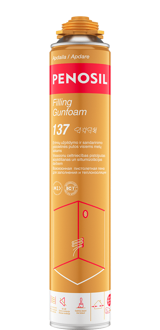 PENOSIL Filling Gunfoam 137 pistoletinės sandarinimo putos