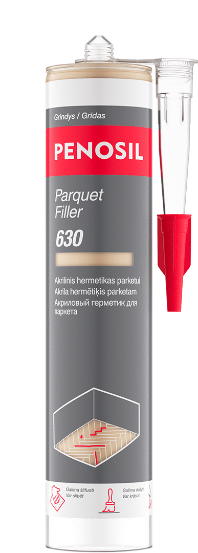 PENOSIL Parquet Filler 630 akrilinis hermetikas parketui PF92