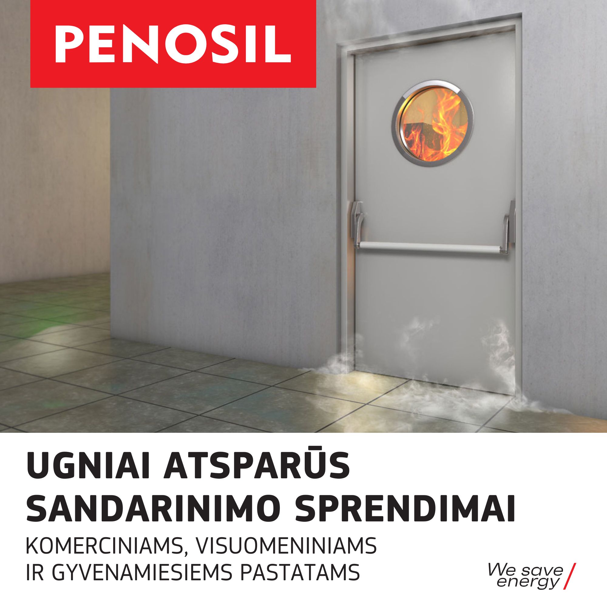 Atsparių ugniai sandarinimo sprendimų bukletas