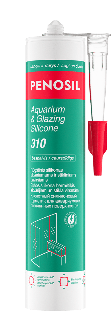 Aquarium & Glazing Silicone 310 - silikonas akvariumams ir stikliniams paviršiams product image