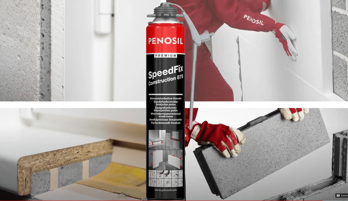 Play video: Ka ar līmējošām putām aizvietot līmjavu un skrūves?