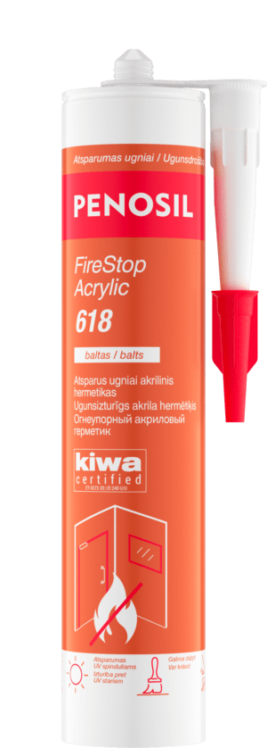 Penosil FireStop Acrylic 618 Ugunsizturīgs akrila hermētiķis