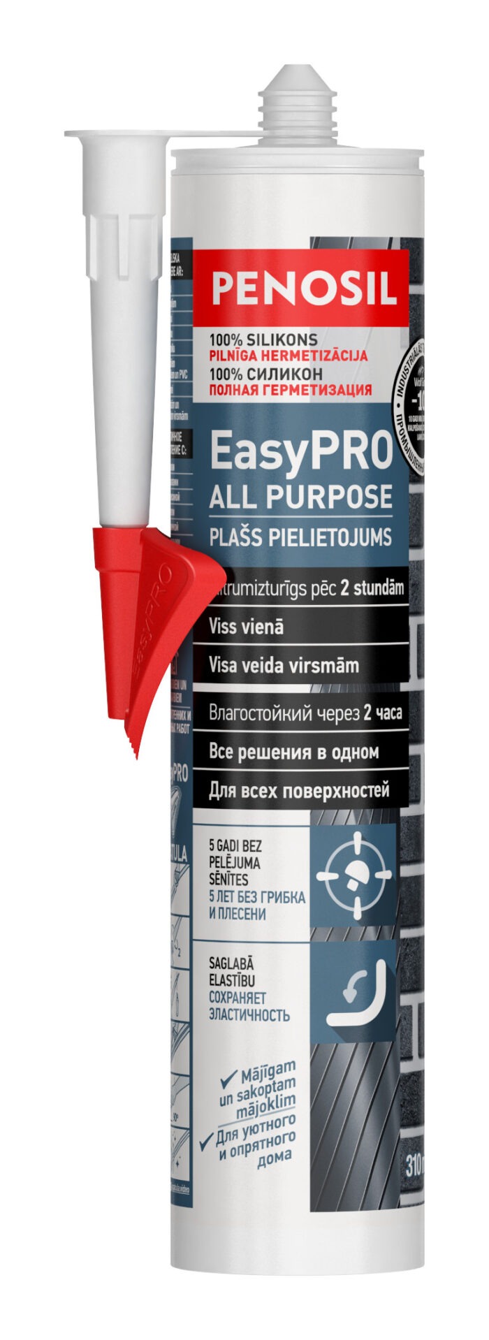 PENOSIL EasyPRO All Purpose plaša pielietojuma silikona hermētiķis