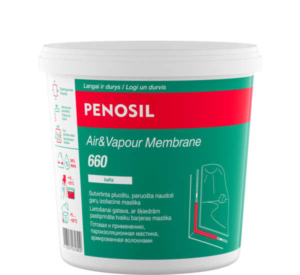 PENOSIL Air&Vapour Membrane 600 mastika logu blīvēšanai