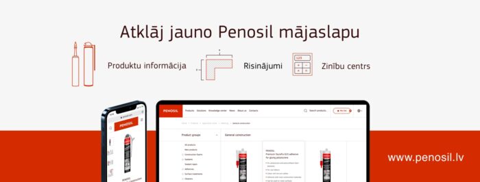 Penosil jaunā mājaslapa