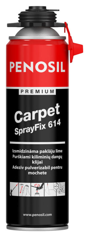 Izsmidzināmā līme paklājiem Carpet SprayFix 614