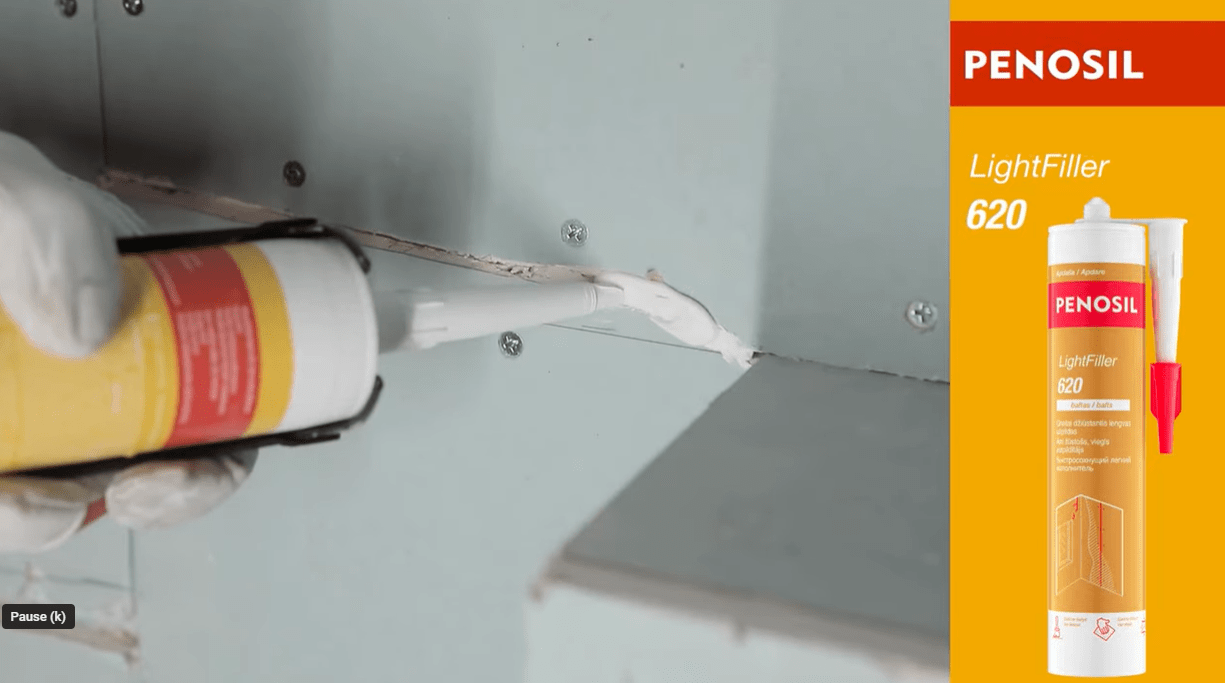 Play video: Penosil LightFiller 620 – viegls akrila aizpildītājs