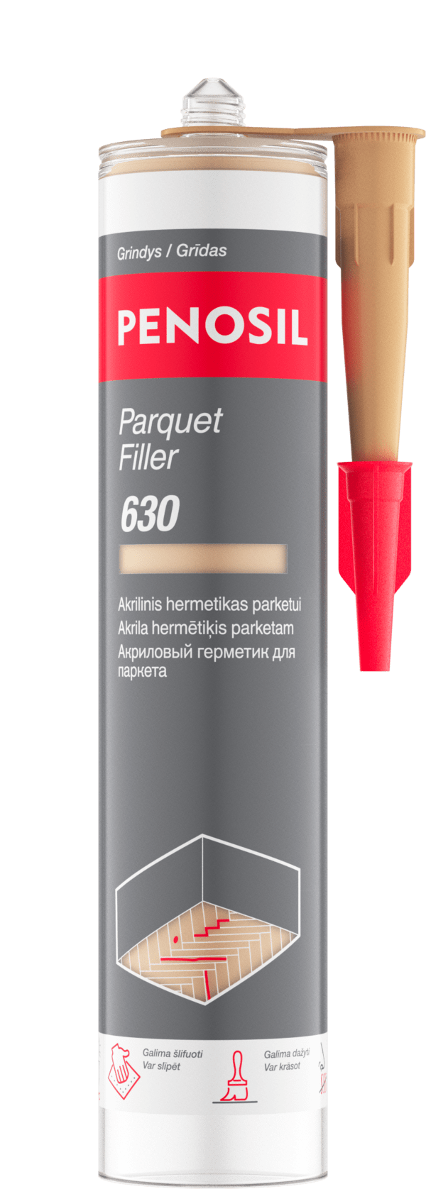 Parquet Filler 630 - герметик для паркета product image
