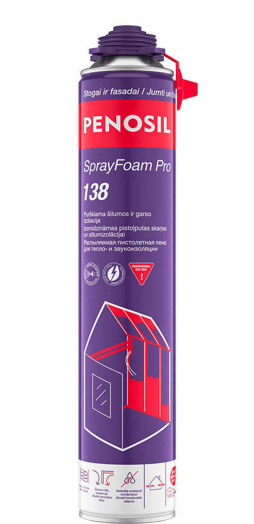 SprayFoam 138 izsmidzināmas putas